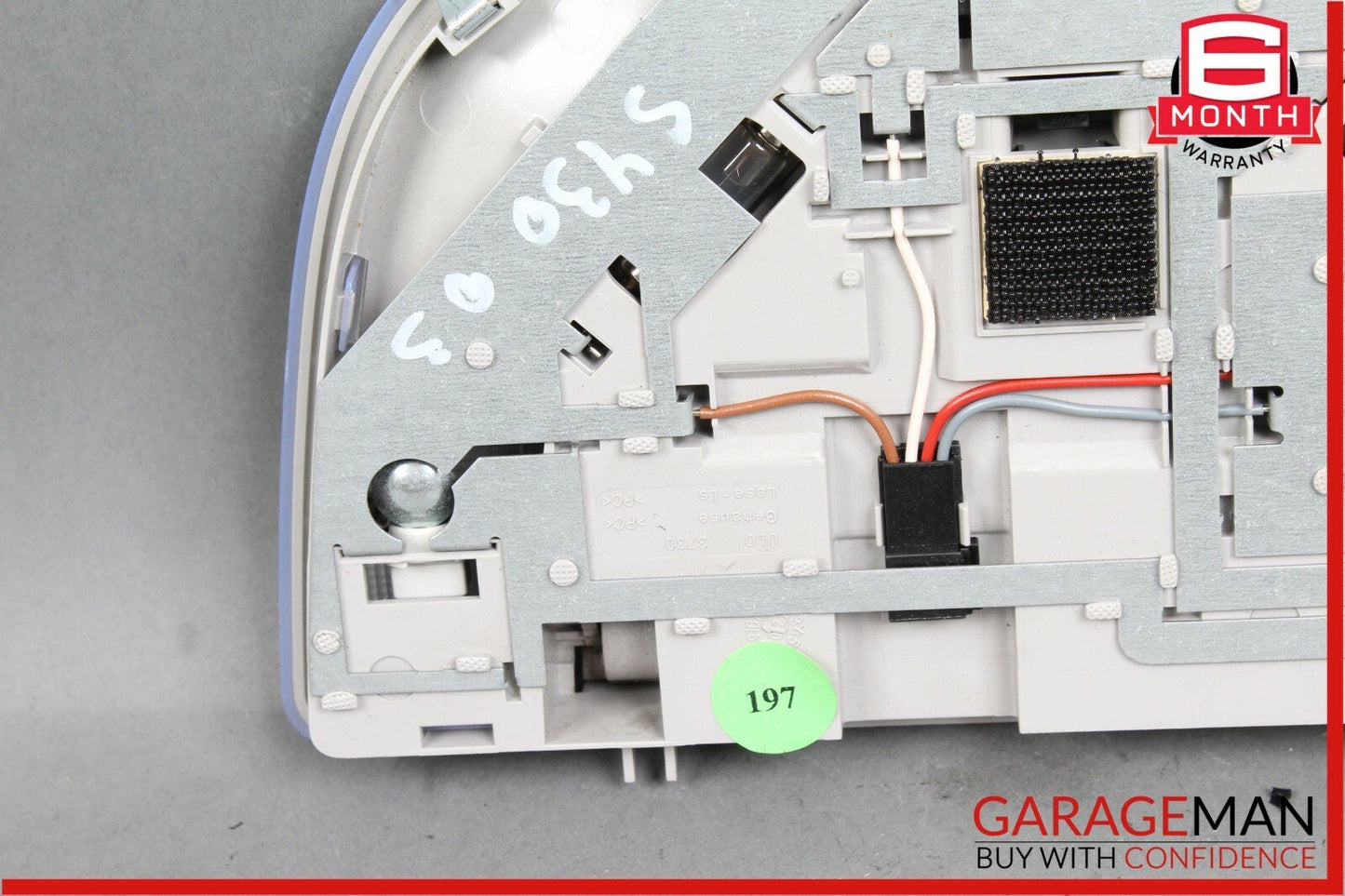 00-06 Mercedes W220 S430 S55 AMG Rear Headliner Reading Map Dome Light Beige OEM