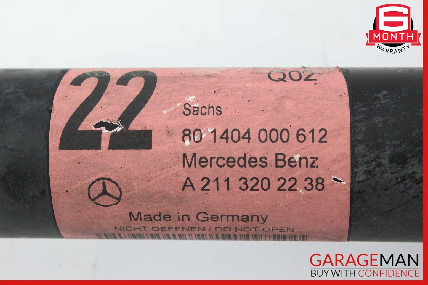 07-09 Mercedes W211 E350 Sachs Front Shock Absorber Strut Set of 2 Pc RWD OEM