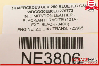 08-18 Mercedes X204 GLK250 Bluetec Front Right Side Door Control Module OEM