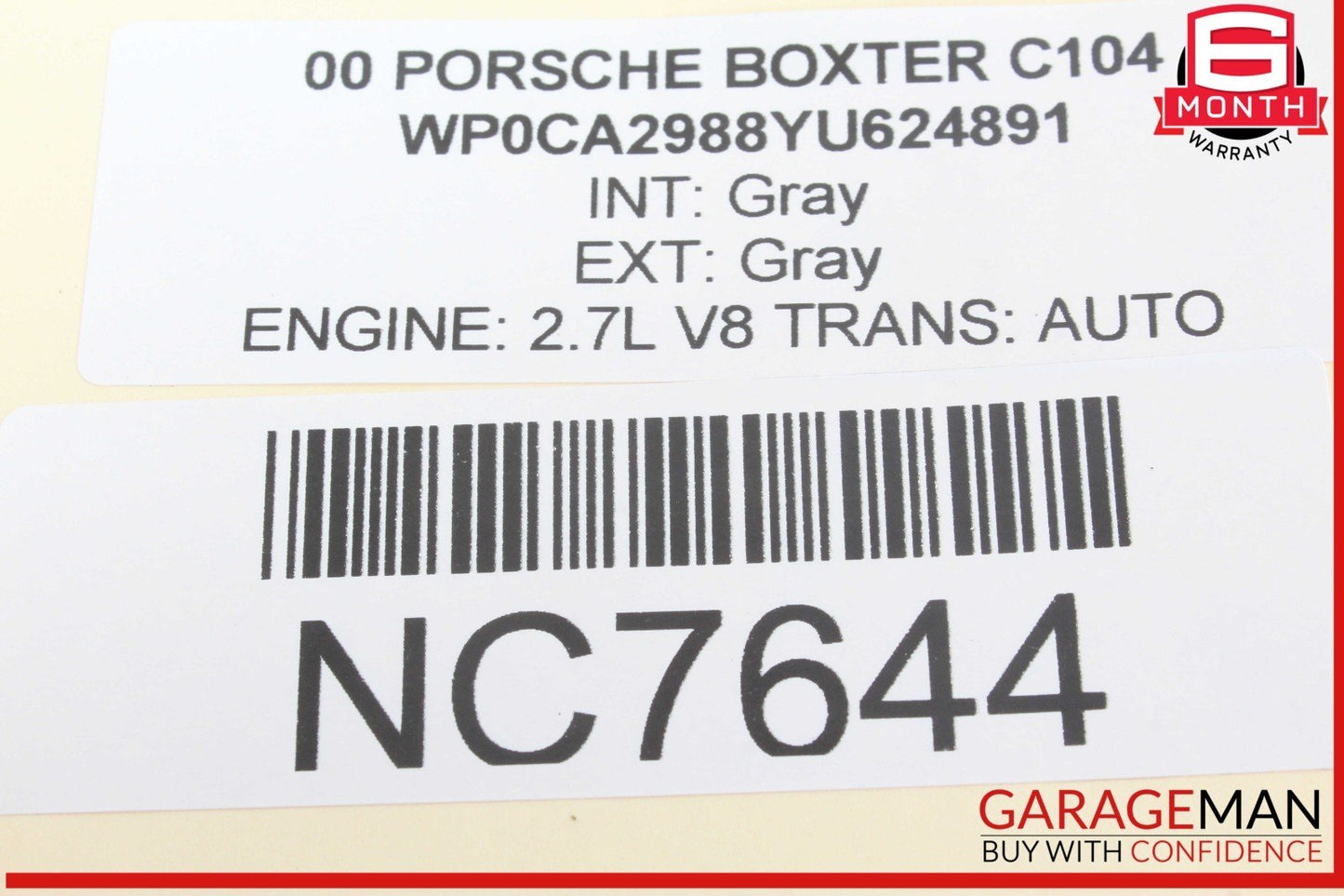 97-04 Porsche Boxster 986 Front Right Suspension Trailing Link Control Arm OEM