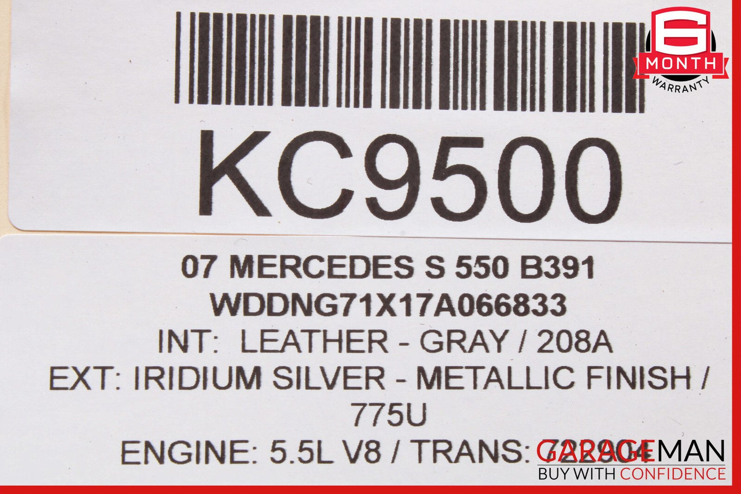 07-13 Mercedes W221 S550 S600 Headlight Head Light Switch Controller Module