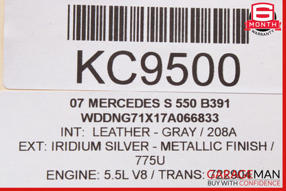 07-13 Mercedes W221 S550 S600 Headlight Head Light Switch Controller Module