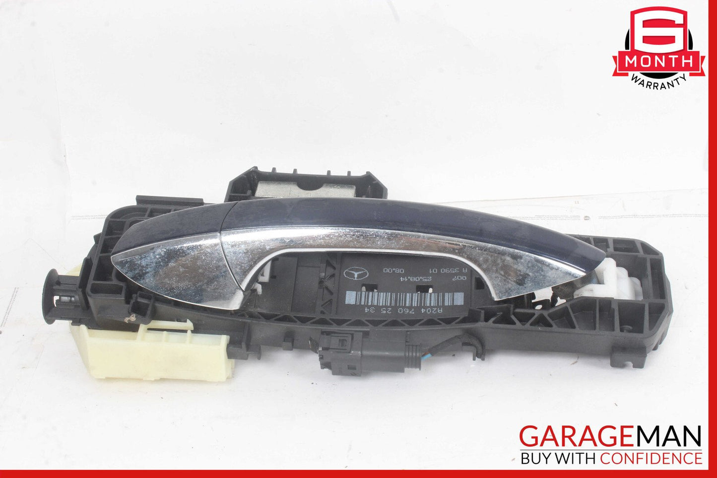 14-16 Mercedes W212 E350 E550 Rear Left Side Exterior Door Handle Keyless Go OEM