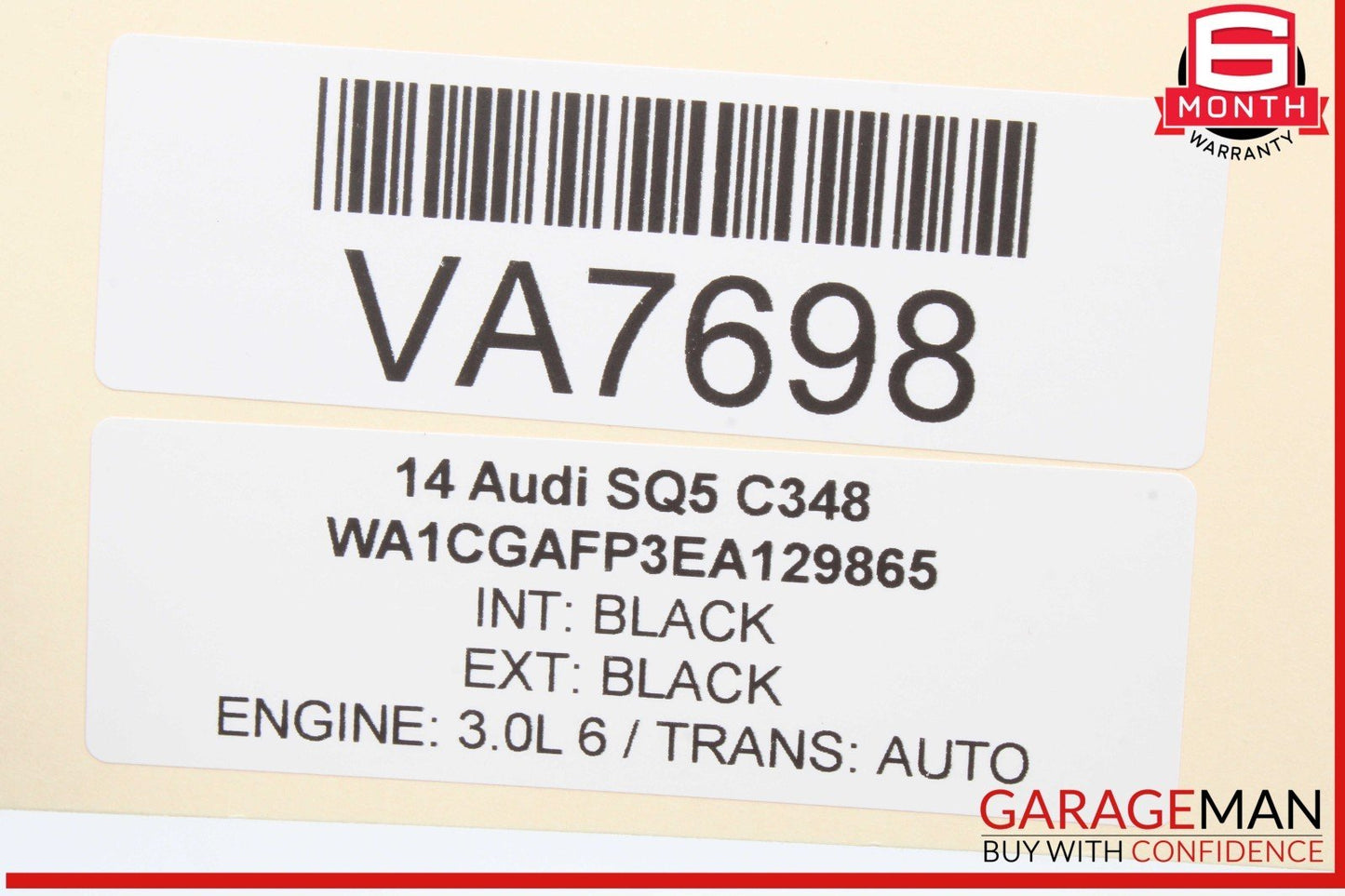 13-17 Audi SQ5 A5 Q5 Rear Right Side Blind Spot Radar Sensor Module 8T0907566B