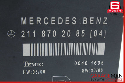 03-09 Mercedes W211 E350 E550 Front Right Passenger Door Control Module OEM