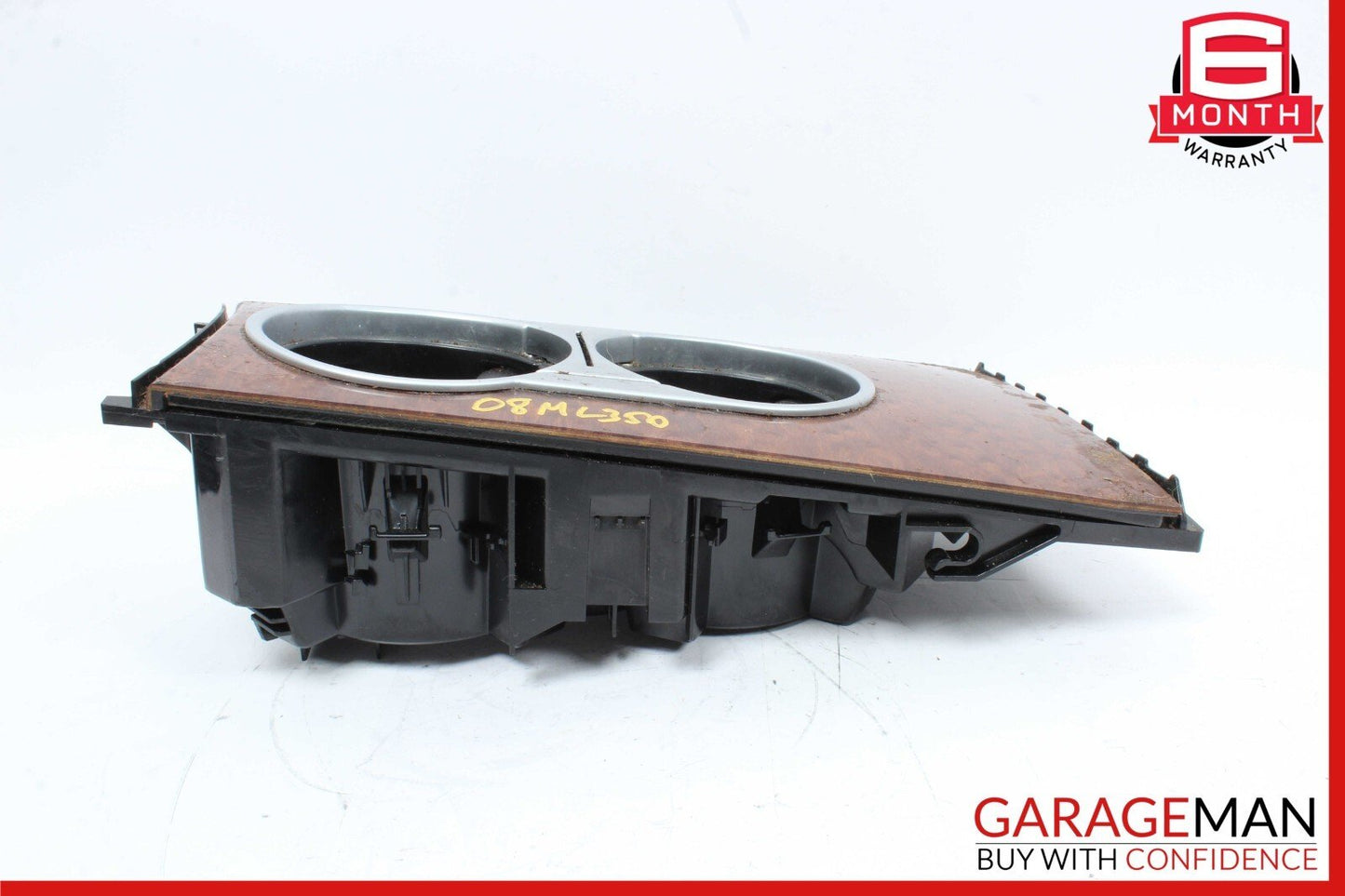 06-12 Mercedes W164 ML350 GL450 Center Console Cupholder Cup Holder Wood OEM