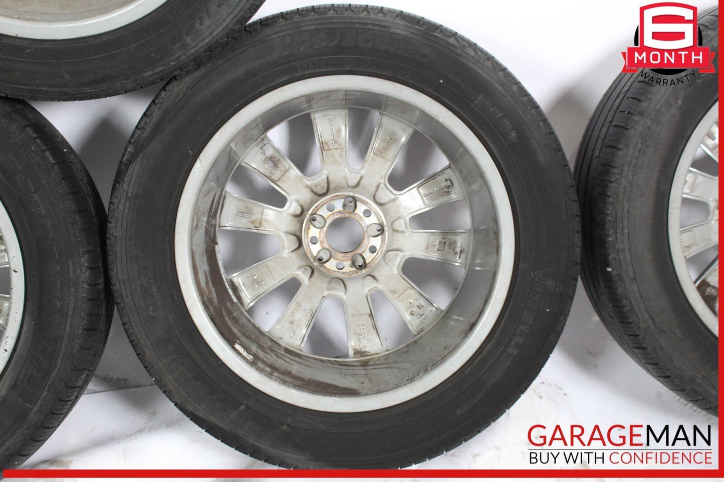 13-19 Mercedes X166 GL450 8.5Jx20H2 ET62 Complete Wheel Tire Rim Set of 4 Pc OEM