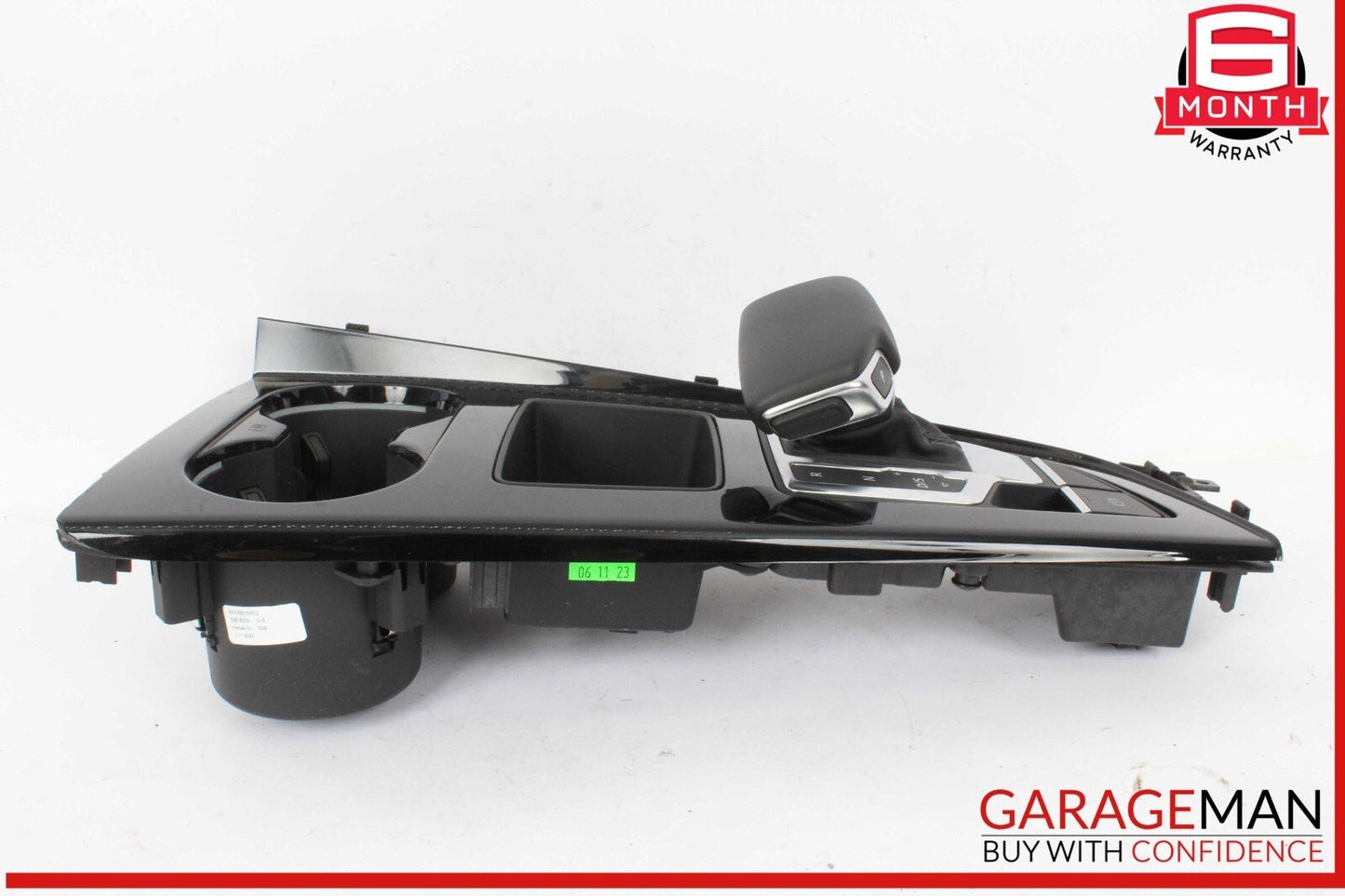 17-24 Audi A4 Center Console Cup Holder w/ Gear Shifter Lever Knob OEM