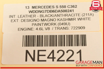 11-14 Mercedes W221 S550 CL550 AC A/C Air Conditioning Compressor Pump OEM