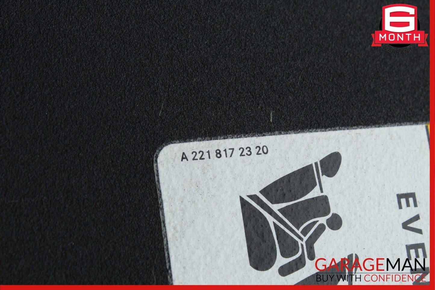 08-14 Mercedes W204 C300 C350 Front Left Side Sun Visor Sunvisor Shade Cover OEM