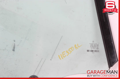 11-17 Mercedes W207 E350 Convertible Rear Left Quarter Window Glass OEM