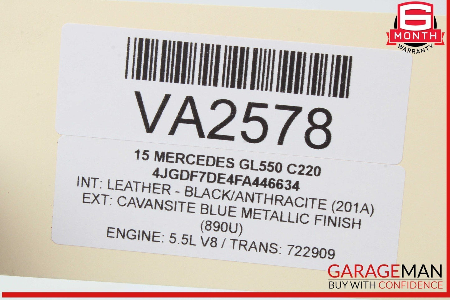 08-20 Mercedes X166 GL550 GLK350 Headlight Fog Light Switch Control Module OEM