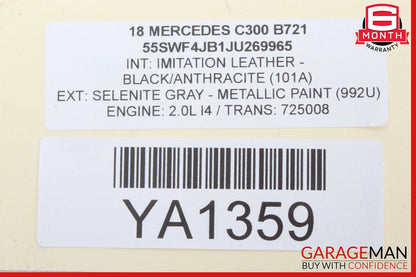 15-20 Mercedes W205 C300 C350e C43 AMG Rear Left Side Door Lock Latch Actuator