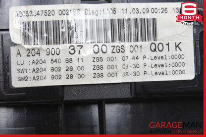 2009 Mercedes W204 C280 C300 Speedometer Odometer Instrument Cluster Gauge OEM