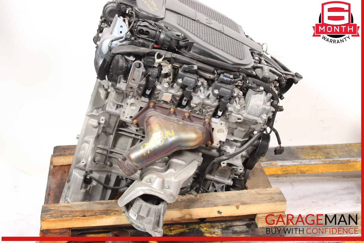 12-16 Mercedes W204 C350 3.5L V6 RWD Engine Motor Block Assembly OEM