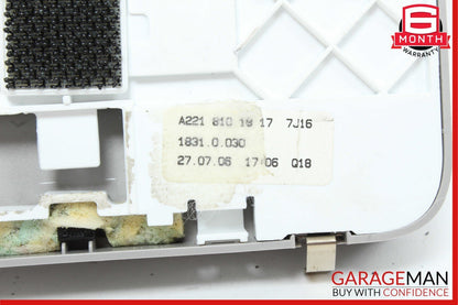 07-09 Mercedes W221 S400 S550 Rear Left / Right Side Overhead Vanity Mirror Gray