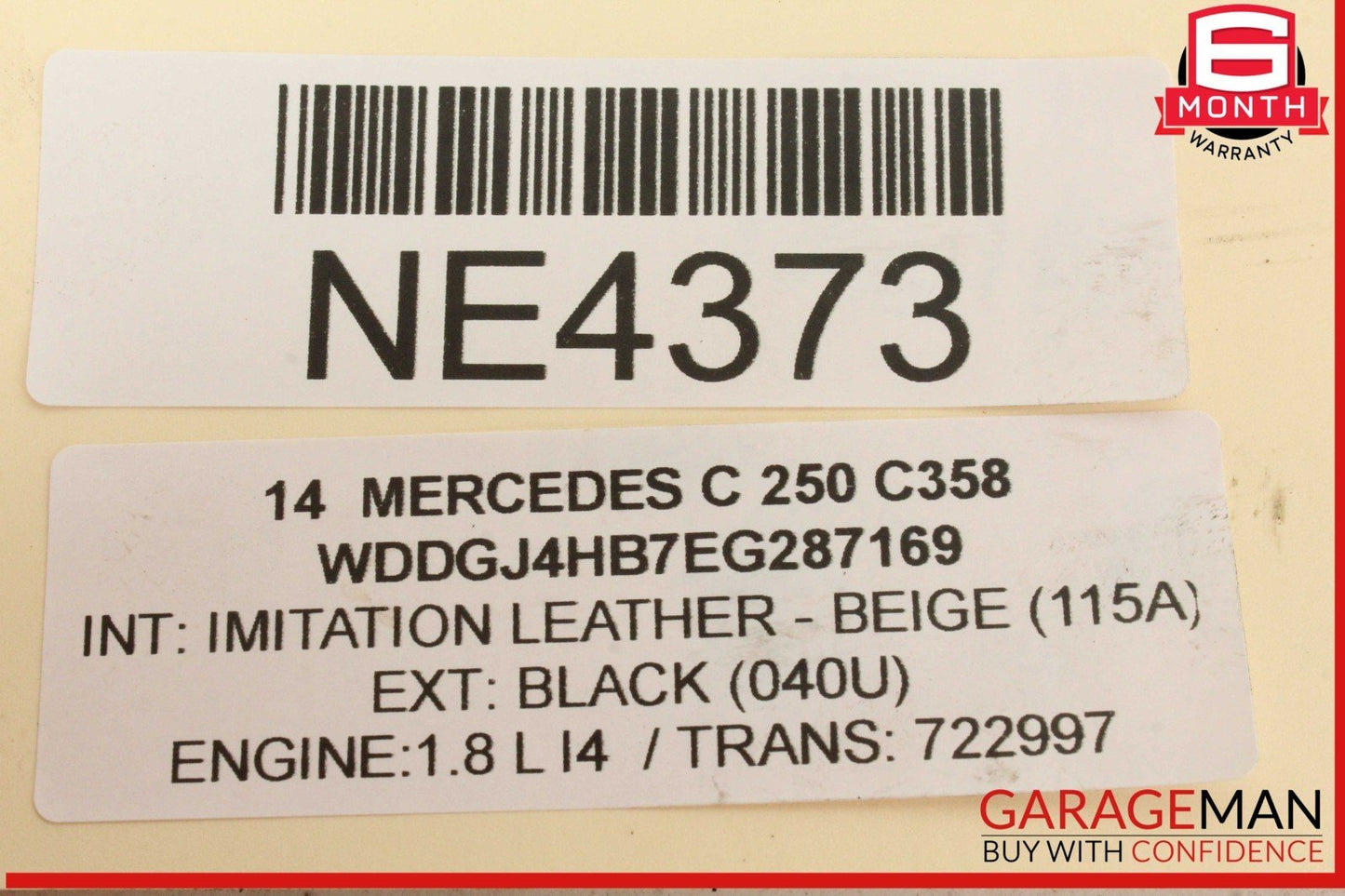 08-14 Mercedes W204 C250 Front Left Side Bumper Reinforcement Impact Bracket Bar