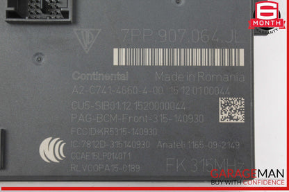 12-24 Porsche Cayenne 958 Front BCM BCU Body Control Module Unit 7PP907064JL OEM