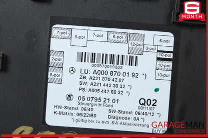 07-13 Mercedes W221 S550 S400 Rear Right or Left Side Door Control Module OEM