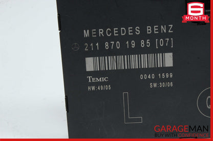 03-09 Mercedes W211 E500 E320 E63 AMG Front Left Side Door Control Module Unit