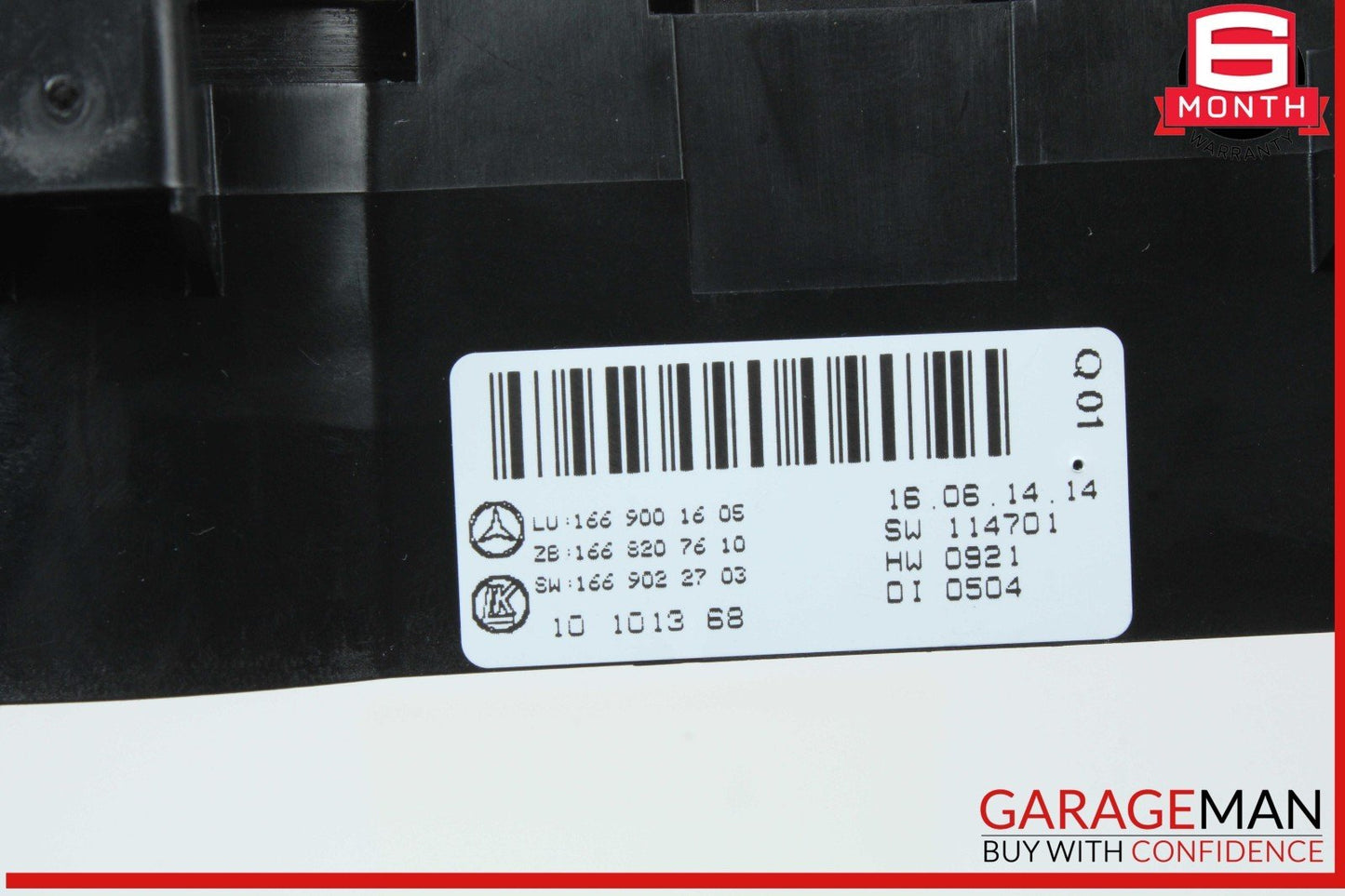 12-19 Mercedes X166 GL550 ML550 Rear A/C Heater Climate Control Switch OEM