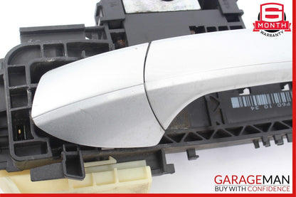 10-13 Mercedes W212 E350 Rear Left Driver Side Exterior Door Handle Silver OEM
