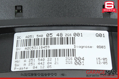 06-08 Mercedes X164 GL450 Instrument Speedometer Cluster 1645408847 OEM