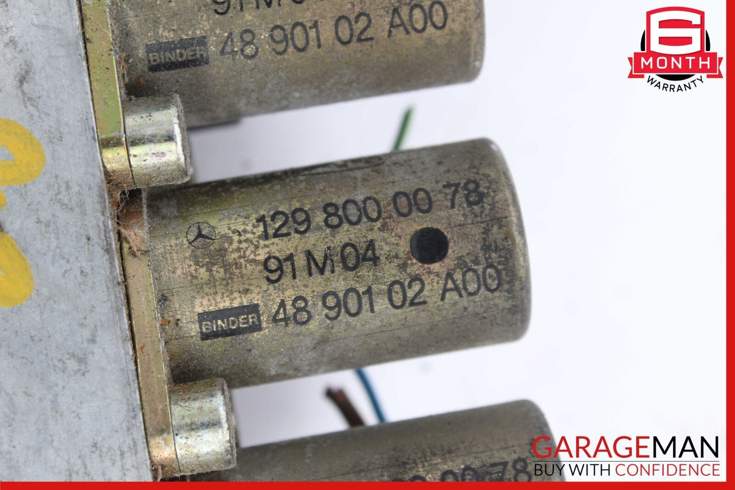 90-02 Mercedes R129 500SL SL500 Left Side Top Hydraulic Valve Block Solenoid OEM