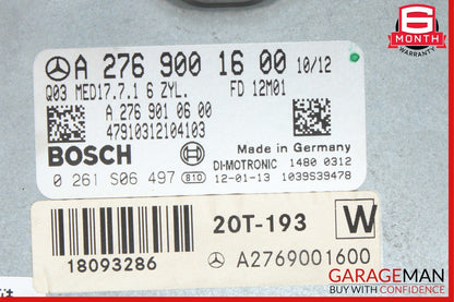 12-15 Mercedes W212 E350 C350 GLK350 ECU Engine Control Module Unit OEM
