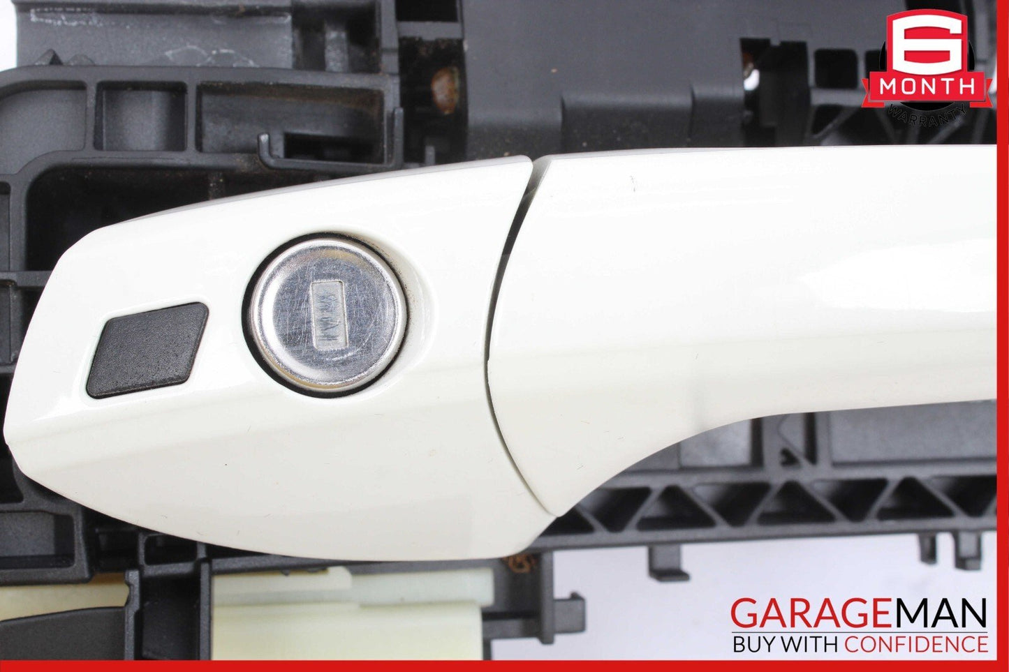 10-13 Mercedes W212 E350 Front Left Side Exterior Door Handle Assembly White OEM