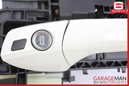 10-13 Mercedes W212 E350 Front Left Side Exterior Door Handle Assembly White OEM