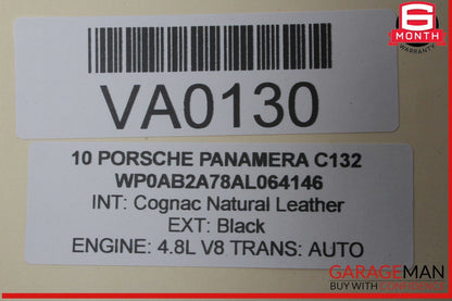 10-16 Porsche Panamera 970 Front Left Driver Side Seat Belt Brown 34045976C OEM