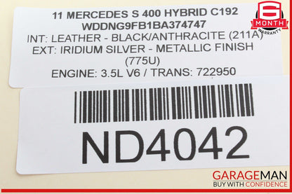 07-13 Mercedes W221 S400 S550 CL65 AMG Rear Trunk Lid Latch Lock Actuator OEM