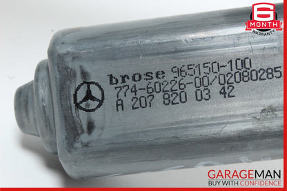 10-17 Mercedes W207 E500 E350 Coupe Left Side Door Window Regulator Motor Unit
