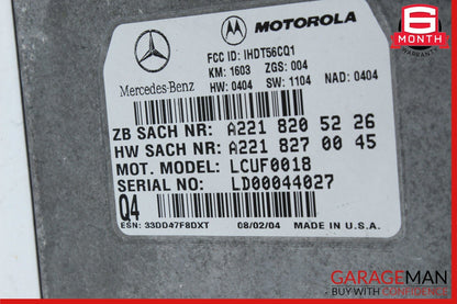 05-14 Mercedes W209 CLK500 GL450 Voice Communication Control Module OEM