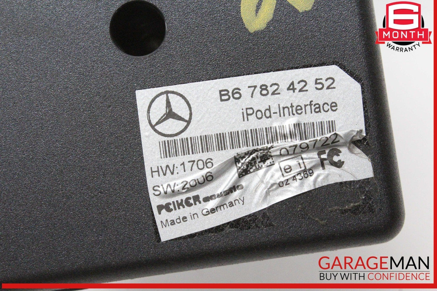 06-08 Mercedes W209 CLK350 ML550 Ipod Interface Control Module B67824252 OEM