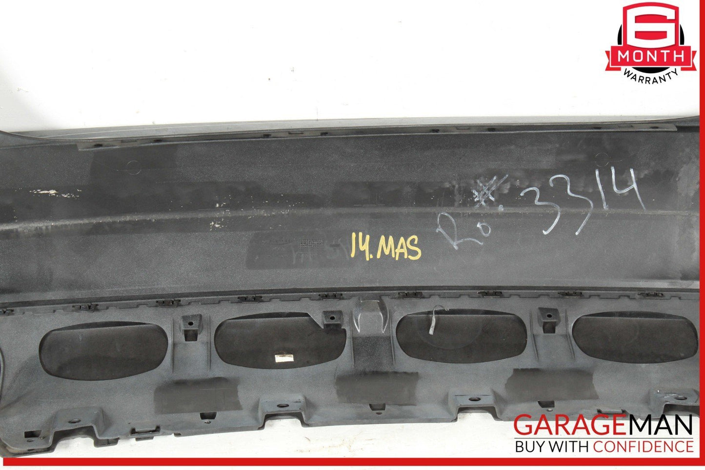 14-17 Maserati Ghibli M157 Rear Bumper Cover Panel Black OEM