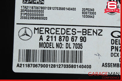 03-09 Mercedes W211 E350 CLK350 Sirius Satellite Radio Receiver 2118706709 OEM