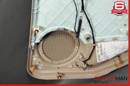 08-14 Mercedes W204 C300 C250 Rear Left Side Interior Door Panel Assembly Beige