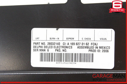 03-09 Mercedes W211 E350 GL450 Sirius Satellite Radio Receiver 1698270162 OEM