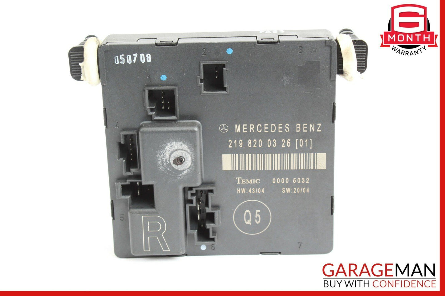 06-11 Mercedes W219 CLS550 CLS55 Rear Right Door Control Module 2198200326 OEM