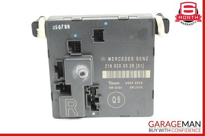 06-11 Mercedes W219 CLS550 CLS55 Rear Right Door Control Module 2198200326 OEM