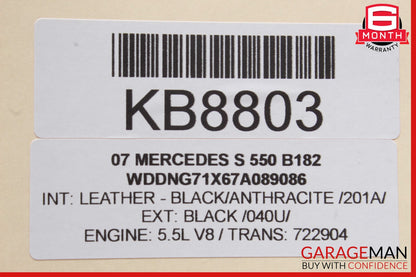 07-14 Mercedes W221 S550 CL550 Left Side Dashboard AC A/C Air Vent OEM