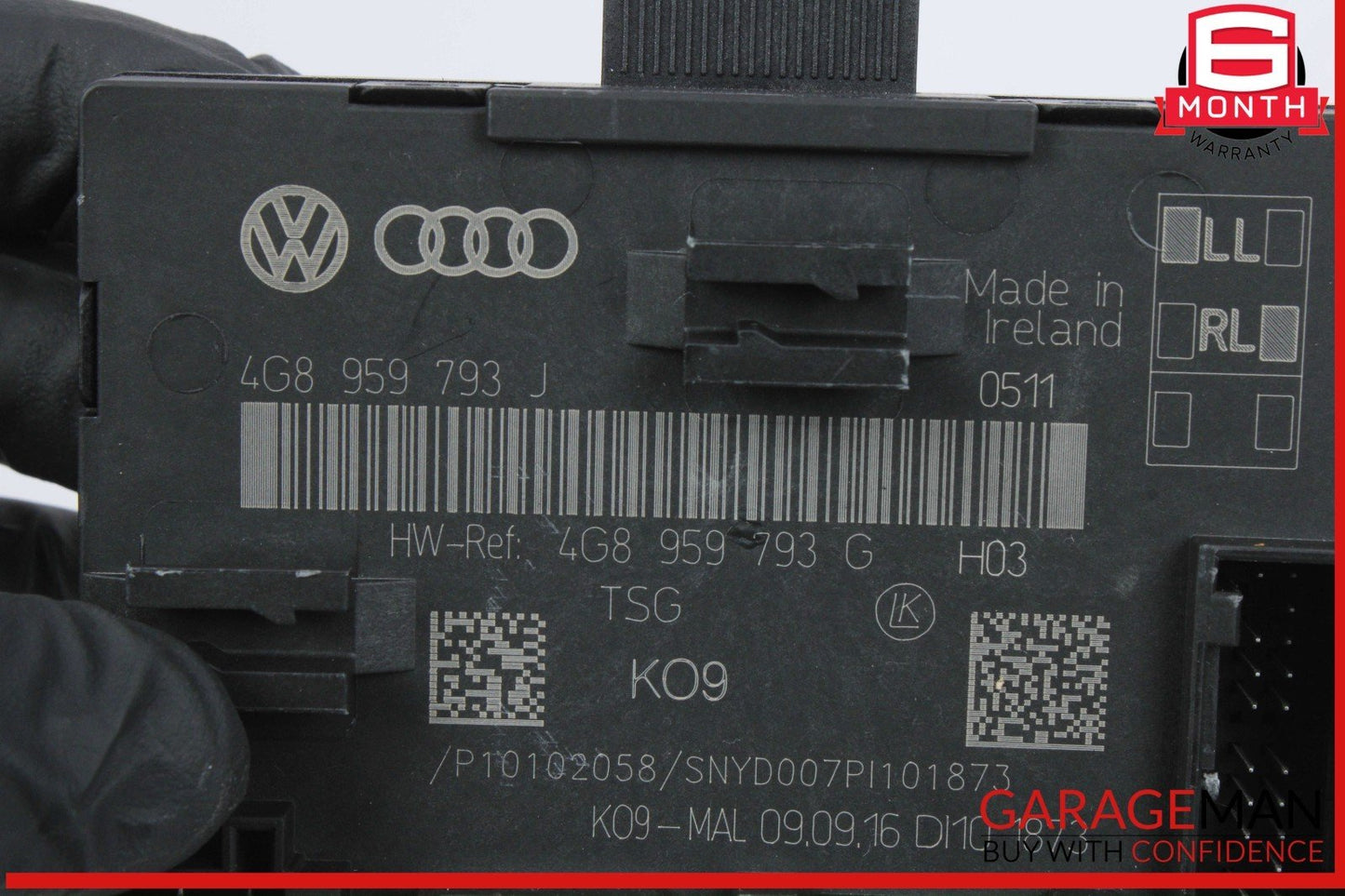 12-18 Audi A7 A6 Front Left Driver Side Door Control Module Unit 4G8959793J OEM
