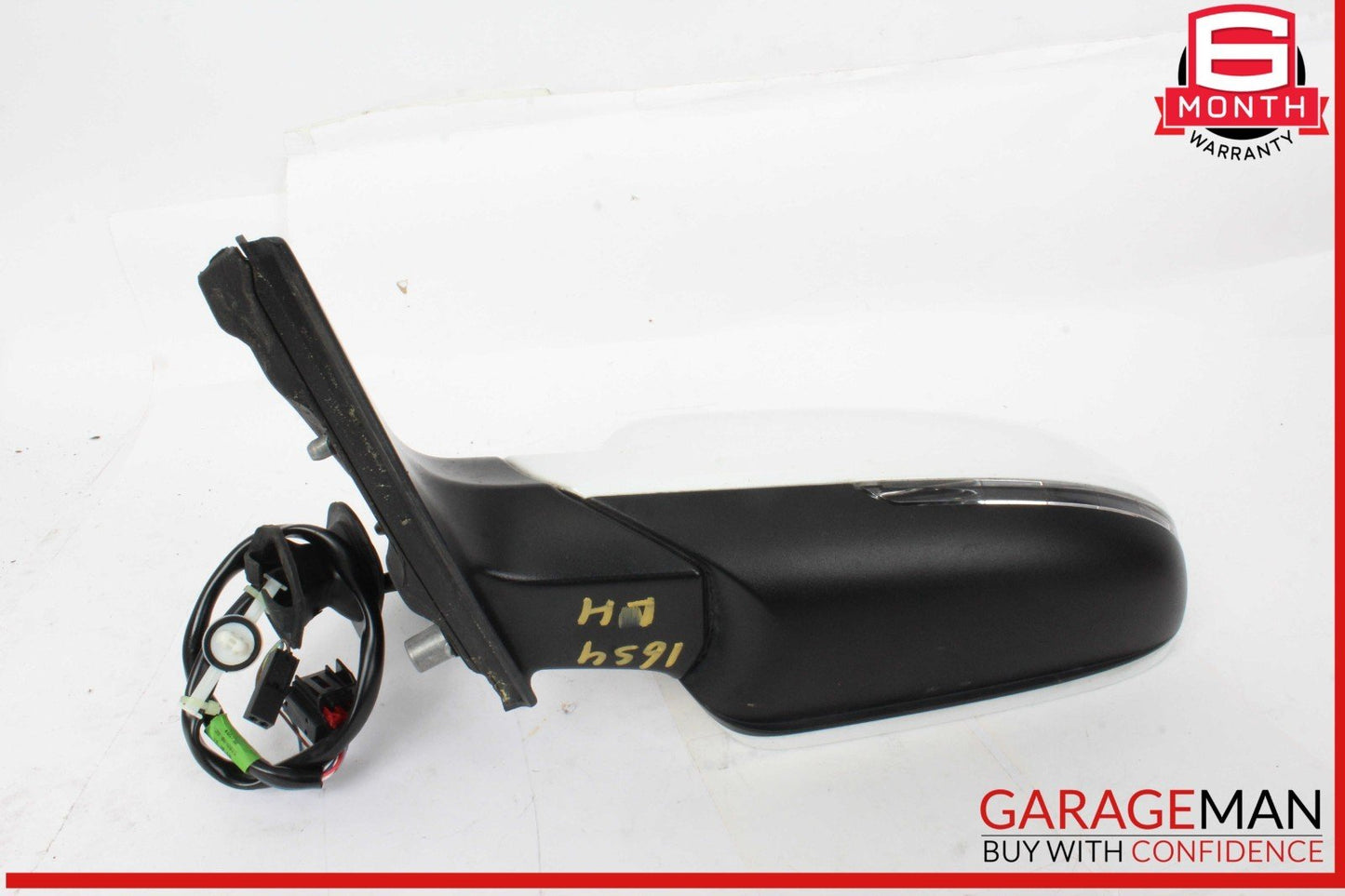 09-16 Audi S4 Front Left Driver Side Door Rear View Mirror White OEM