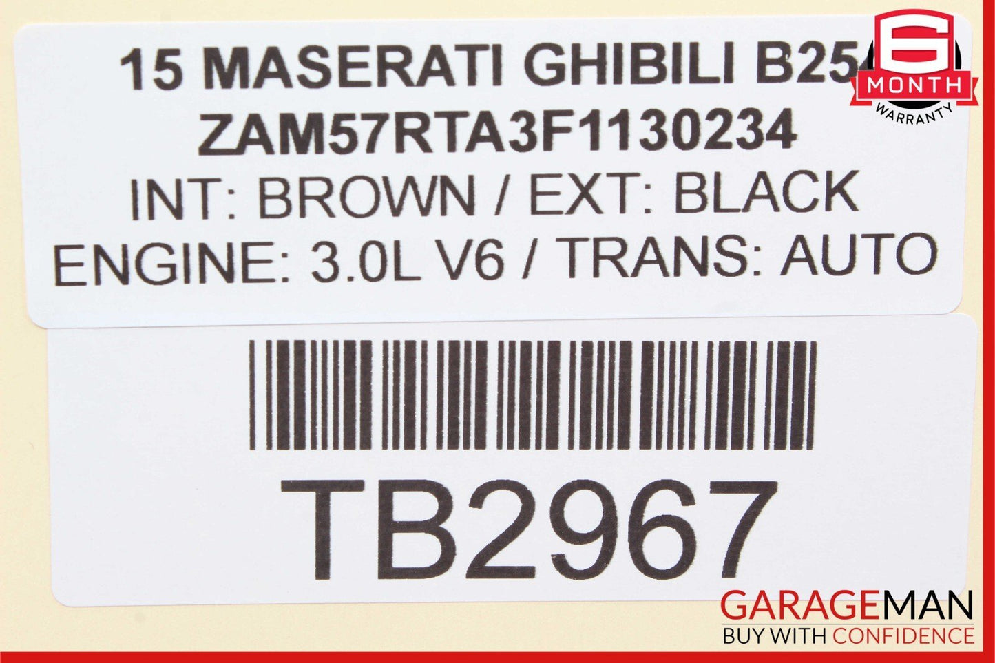14-17 Maserati Ghibli ECU ECM Engine Computer Control Module Unit 670031516 OEM
