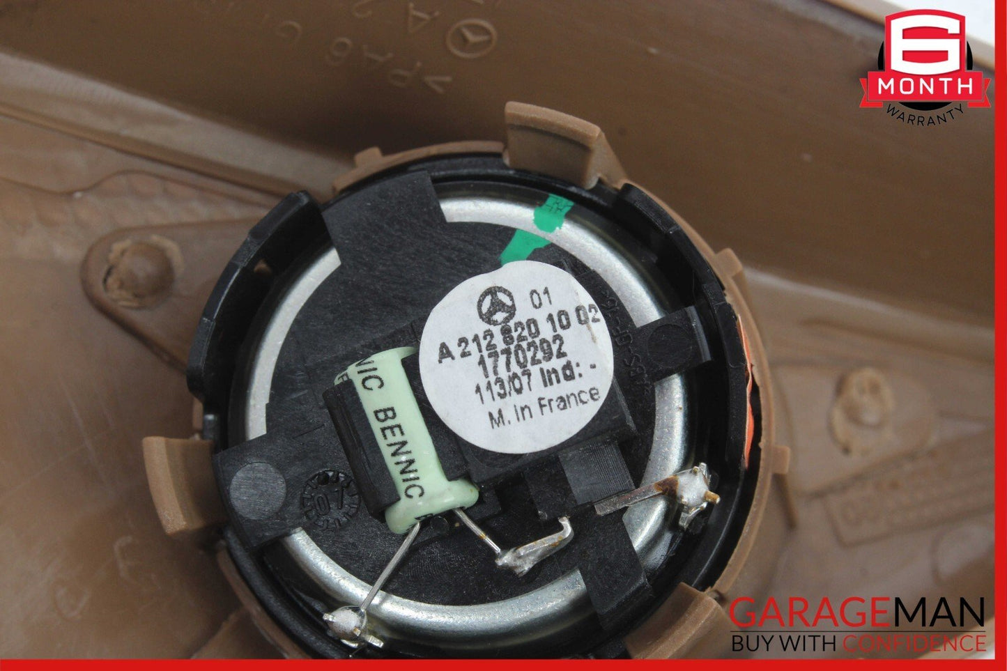 03-09 Mercedes W211 E350 E500 E550 Front Right Side Tweeter Speaker Cover Brown