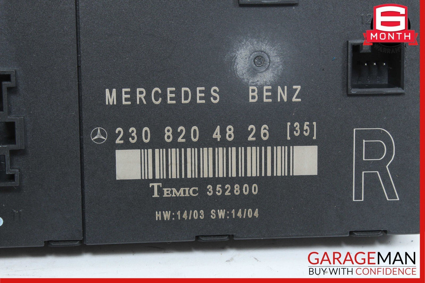 03-12 Mercedes R230 SL500 SL55 AMG Front Right Side Door Control Module Unit OEM