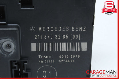03-09 Mercedes W211 E350 Rear Right Door Control Module 2118703285 OEM