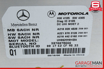 07-13 Mercedes W221 S550 CL550 Bluetooth Communication Controller Module OEM